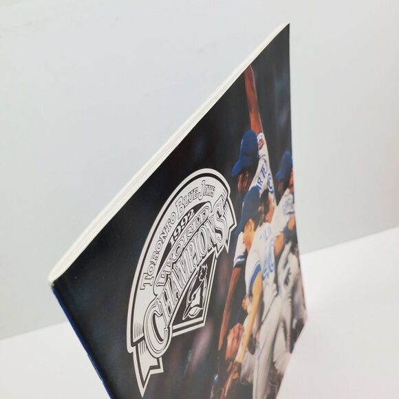 Toronto Blue Jays Vintage Program 1993 Spring Training 90s MLB w/ Ticket Stub - Picture 12 of 12